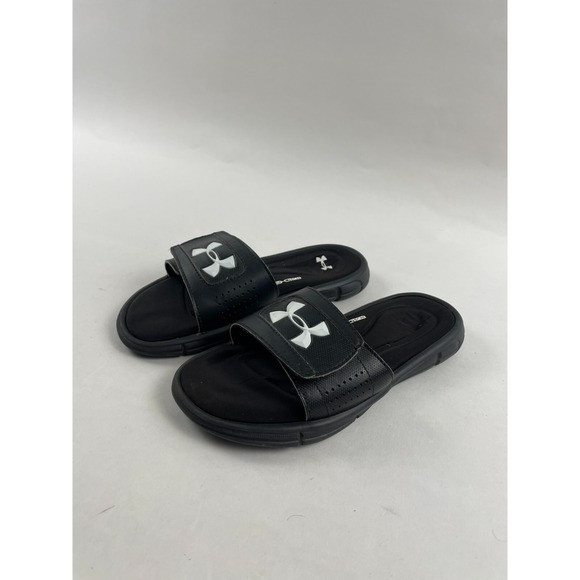 Under Armour Other - Under armour Sandals Youth Size 5 Black Slip On 4D Foam